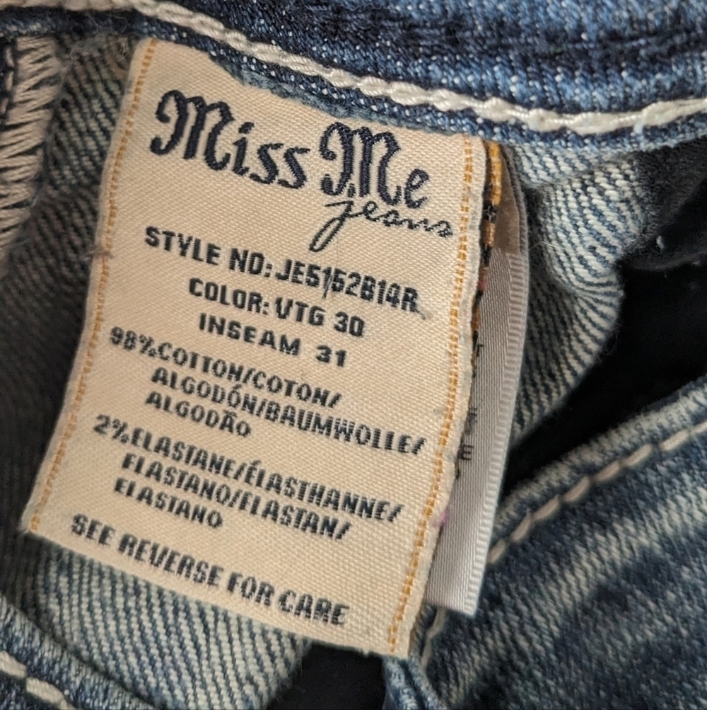 Miss Me Jeans Size 27 New - Picture 9 of 10